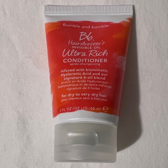 💦NWT💦 Bumble and bumble Hairdresser's Invisible Oil Ultra Rich Conditioner 2oz - Picture 2 of 9